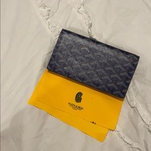 Goyard blue wallet